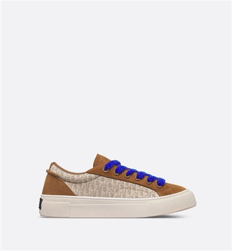 dior brown sneakers|B33 Sneaker Brown and Cream Dior Oblique Jacquard and Brown .